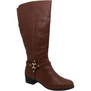 NWB Charter Club Womens Helenn4 Wide Calf Boots